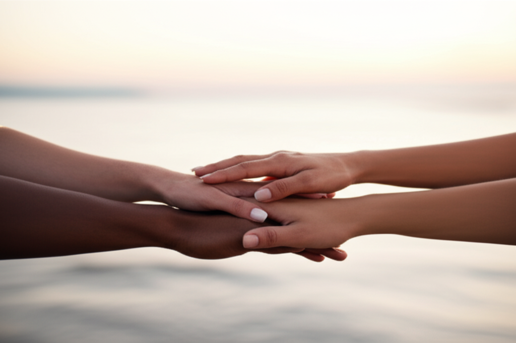 diverse helping hands